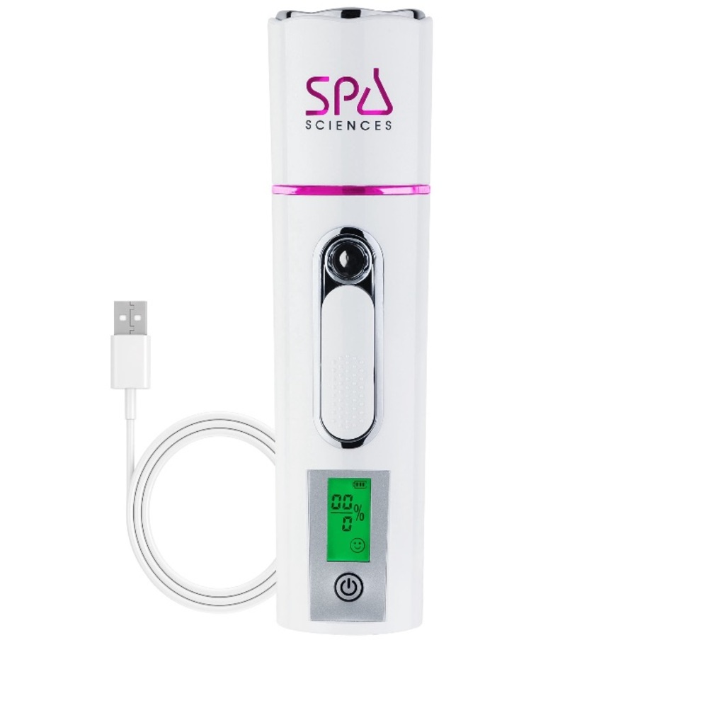 💜 Spa Sciences NANO MISTER PLUS,
Handheld Cool Mist Sprayer With Skin Analyzer